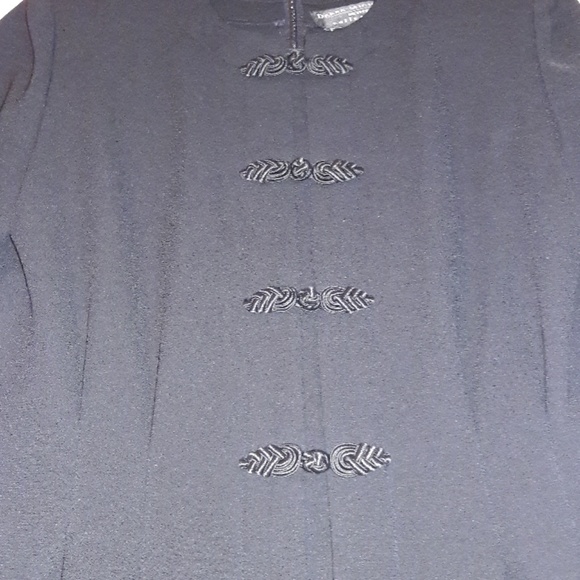 Black Detailed Little Black Dress - Picture 4 of 5